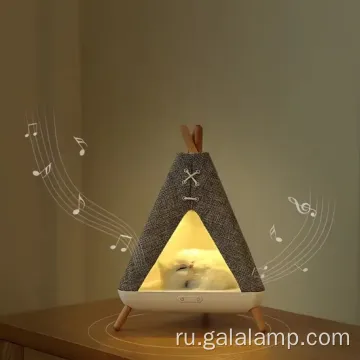 Светодиодный ночной свет, интегрированный с портативным динамиком Bluetooth